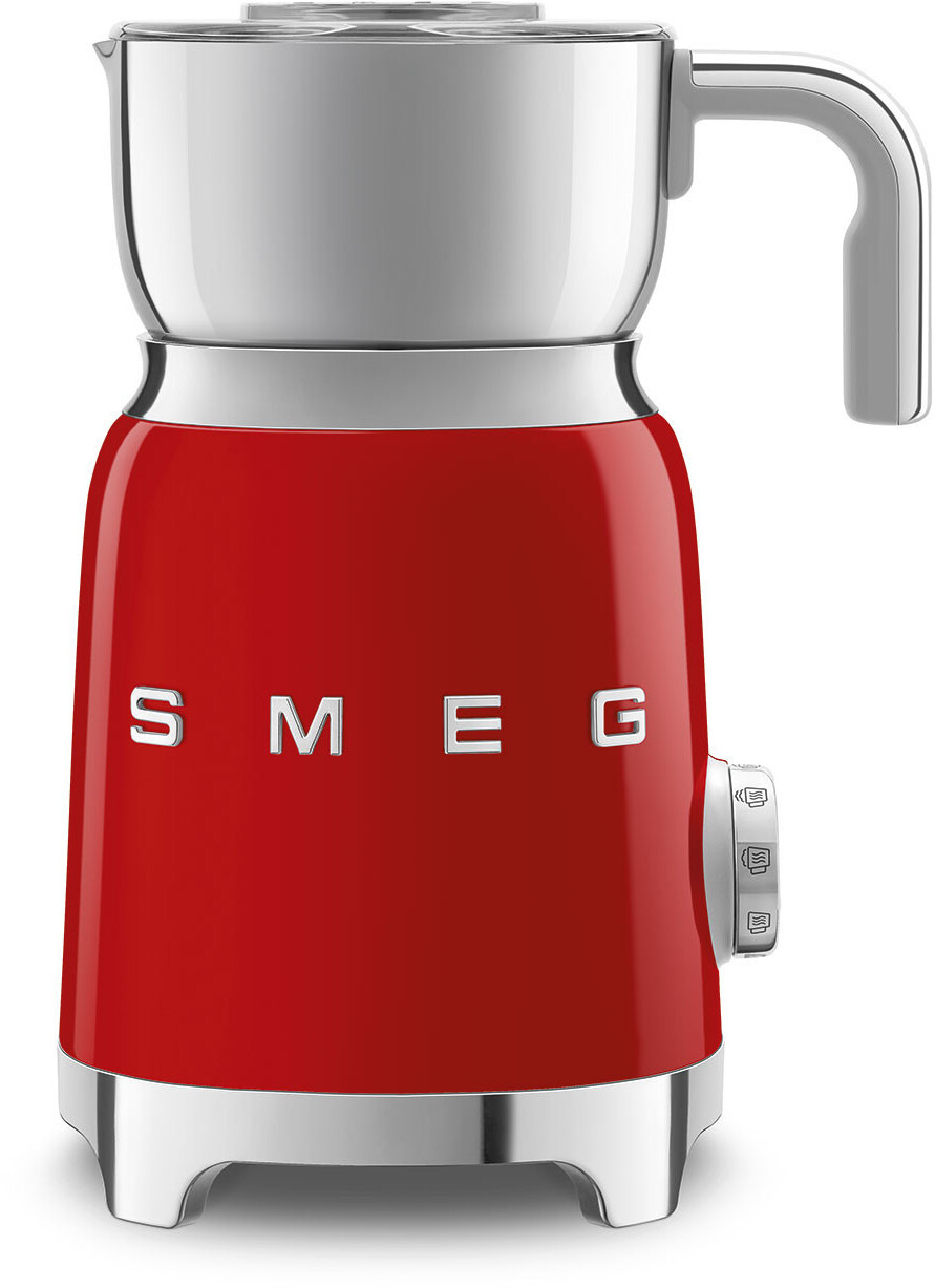 کف شیر ساز اسمگ ایتالیا مدل SMEG MFF01RDEU - رنگ قرمز ، طراحی رترو دهه ۵۰